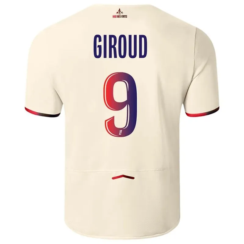 Lille GIROUD Camiseta Niño Visitante 2025/26 + Pantalón Corto - Beige
