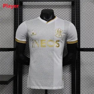 Camiseta de la versión de jugador de partido fuera 2024/25 del OGC Nice - Blanca