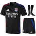 OL Set di maglia per bambini fuori casa 2024/25 - Nero