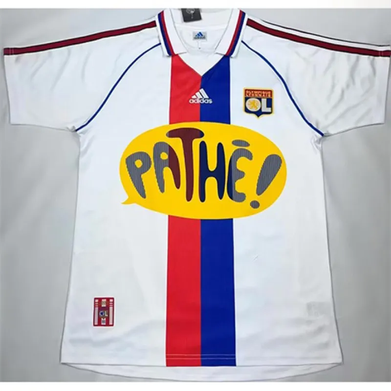 OL Camiseta retro de casa 2000/01 - Blanco