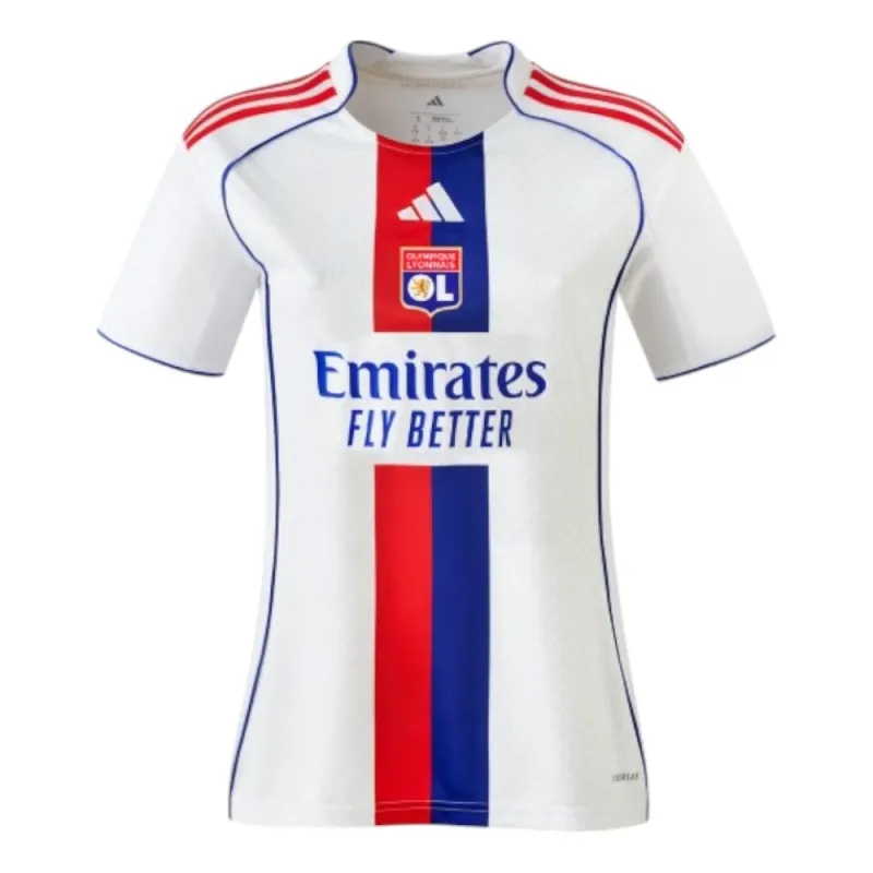 Olympique Lyon 2025/26 Women's Home Jersey - White