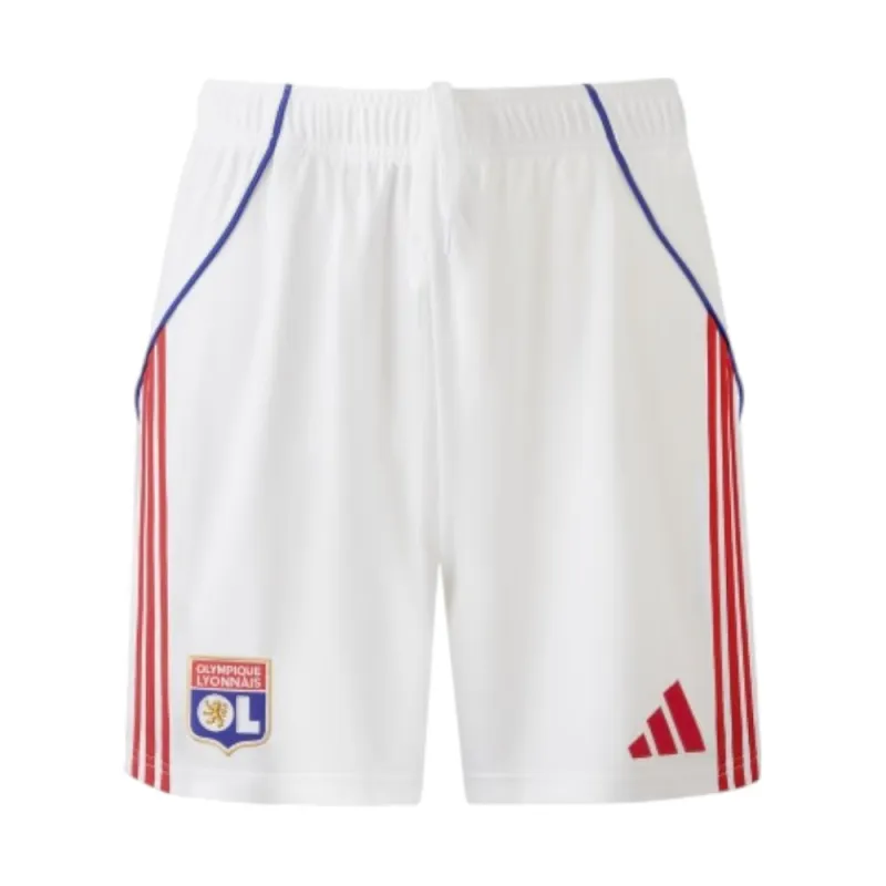 Pantalones cortos locales del Olympique Lyon 2025/26 - Blanco