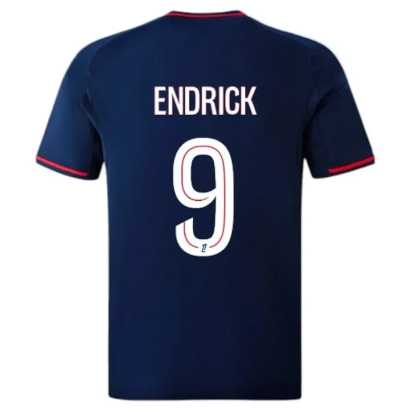 Olympique Lyonnais ENDRICK 2025/26 Kit Niño Visitante Azul