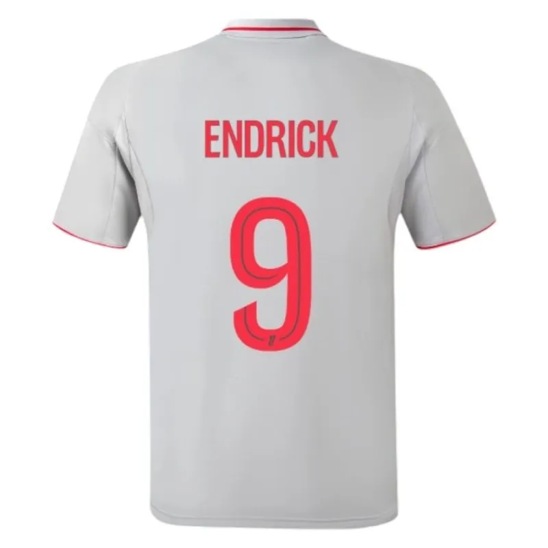 Olympique Lyonnais ENDRICK 2025/26 Kit Niño Tercera Gris