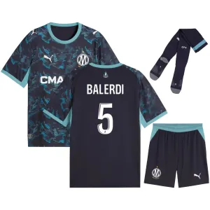 Marseille Auswärts Kinder Set Trikot 2026/27 BALERDI