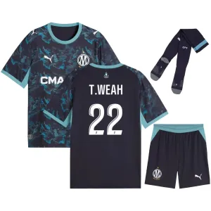 Marseille Auswärts Kinder Set Trikot 2026/27 T.WEAH