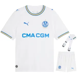 Marseille 2026/27 Home Kids Kit Jersey