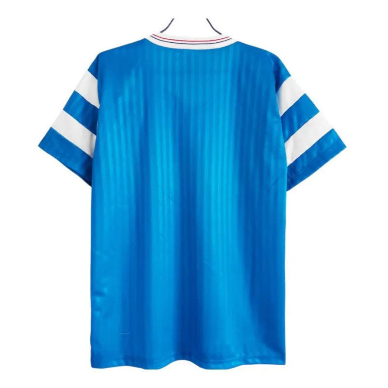Marsella 1990/91 Camiseta retro visitante - Azul