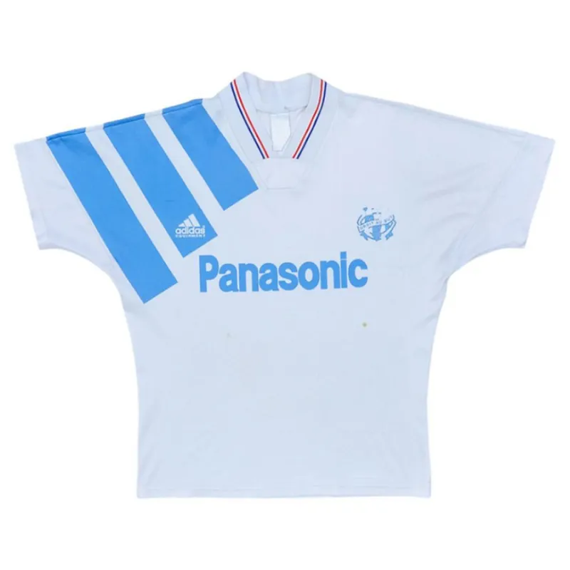 Marsella 1991/92 Camiseta retro local - Blanca