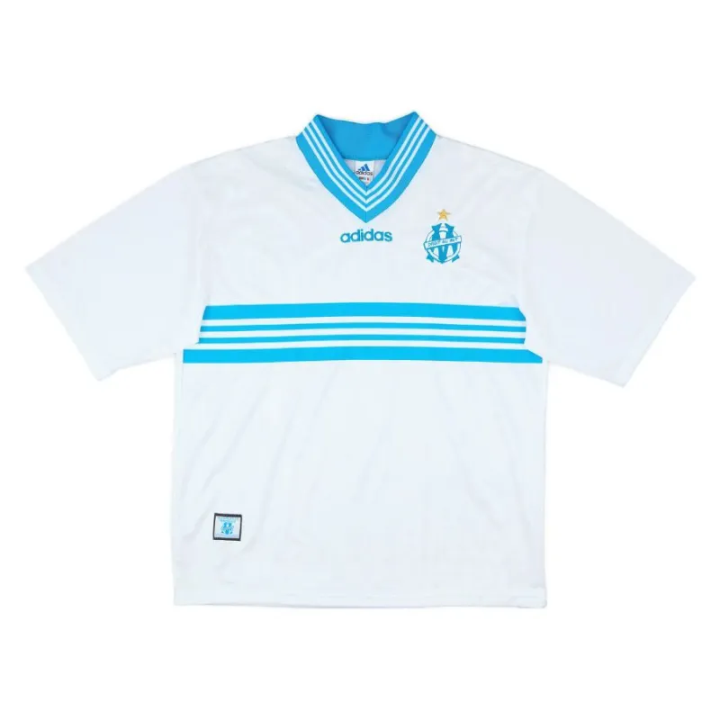 Marsella 1996/97 Camiseta retro local - Blanca