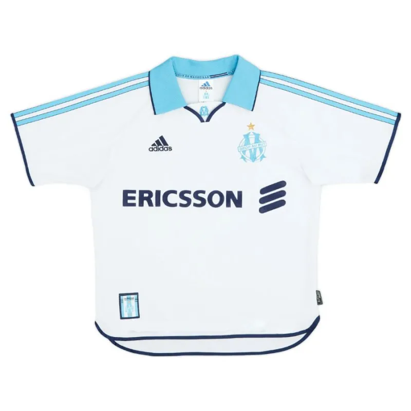 Marsella 1998/99 Camiseta retro local - Blanca