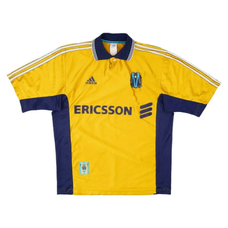 Marsella 1998/99 Camiseta retro tercera - Amarilla