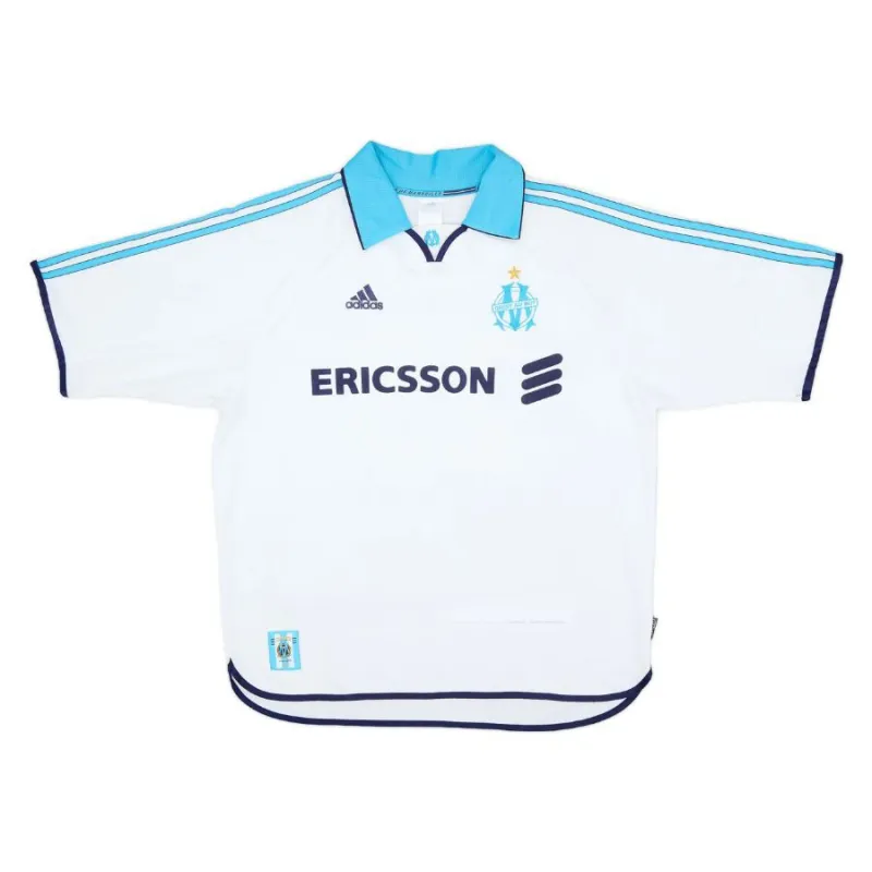Marsella GALLAS 1998/99 Camiseta retro local - Blanca