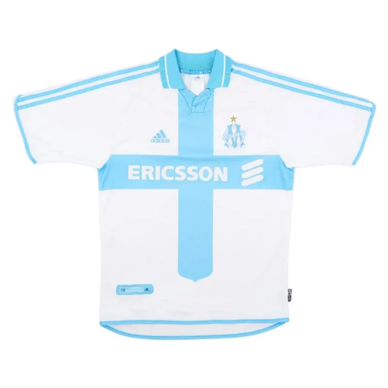 Marsella 2000/01 Camiseta retro local - Blanca