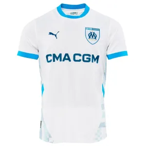 Camiseta de la versión jugador de casa del Olímpico de Marsella 2024/25 - Blanca