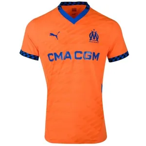 Terza maglia della versione giocatore dell'Olympique di Marsiglia 2024/25 - Arancione