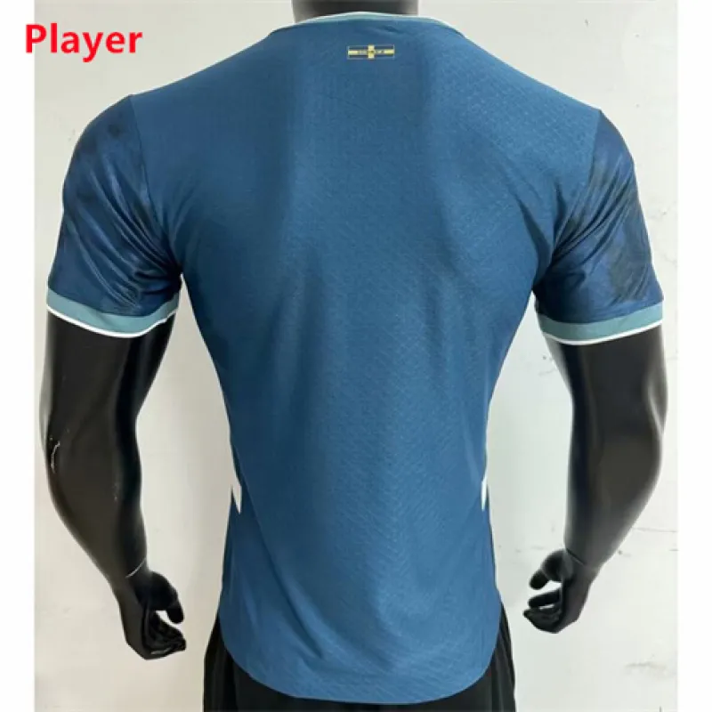 Maglia della versione giocatore di trasferta dell'Olympique di Marsiglia 2024/25 - Azzurra
