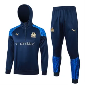 Tuta sportiva con cappuccio di Marsiglia 2024/25 - Blu