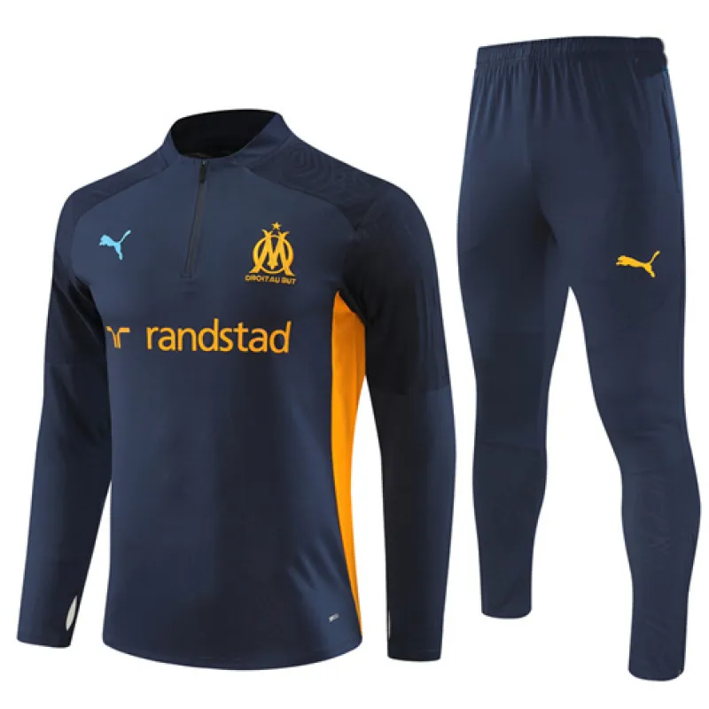 Traje deportivo para niños de Olympique de Marseille para 2024/25 - Azul