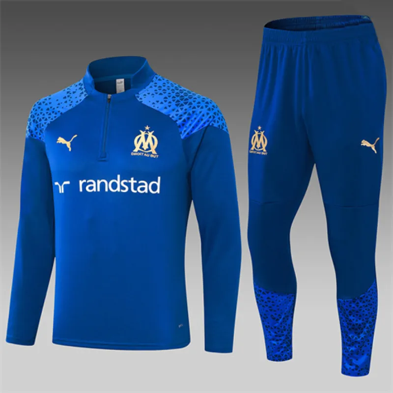 Traje deportivo para niños de Olympique de Marseille para 2024/25 - Azul