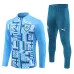 Traje deportivo para niños de Olympique de Marseille para 2024/25 - Azul