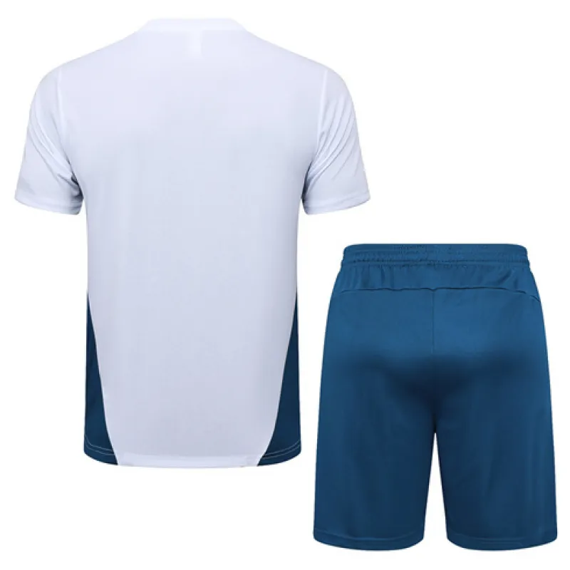 Camiseta de entrenamiento + pantalones cortos de Olympique de Marseille para 2024/25 - Blanco