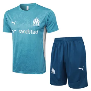 Camiseta de entrenamiento + pantalones cortos de Olympique de Marseille para 2024/25 - Azul