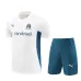 Olympique de Marseille Kinder-Trainings-Trikot + Shorts für 2024/25 - Weiß