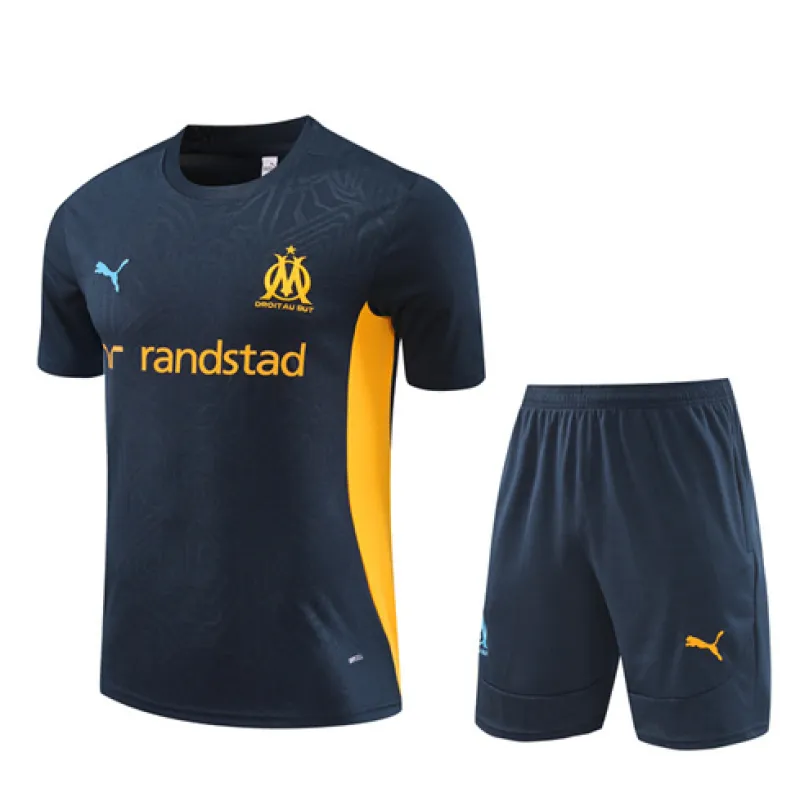 Camiseta de entrenamiento + pantalones cortos de Olympique de Marseille para 2024/25 - Azul