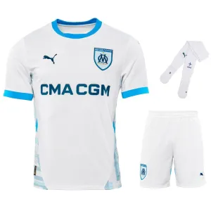 Set de camiseta de casa 2024/25 para niños de Marsella - Blanco​