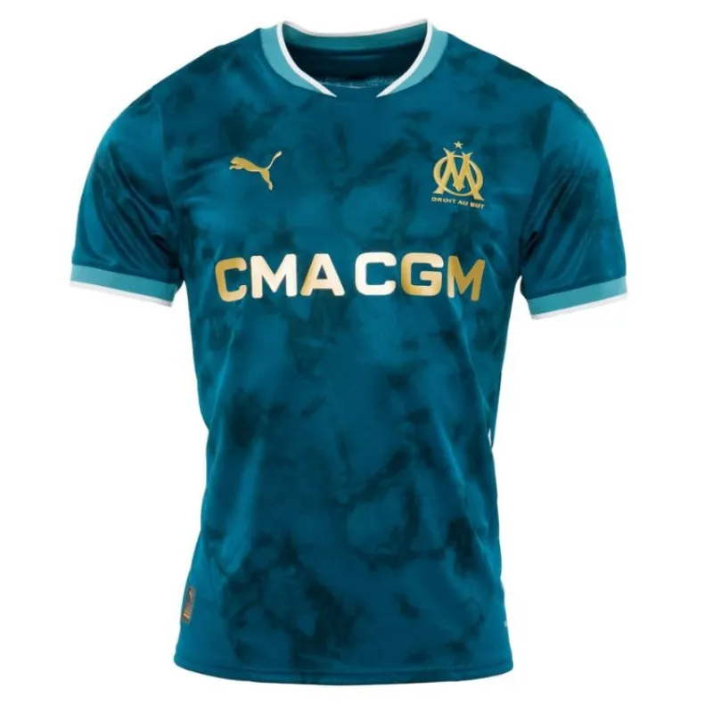 Clauss Marseille 2024/25 Away Jersey - Blue