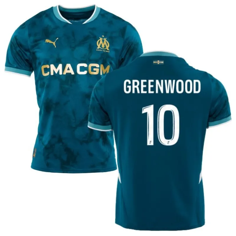 Auswärtstrikot von Greenwood Marseille 2024/25 - Blau