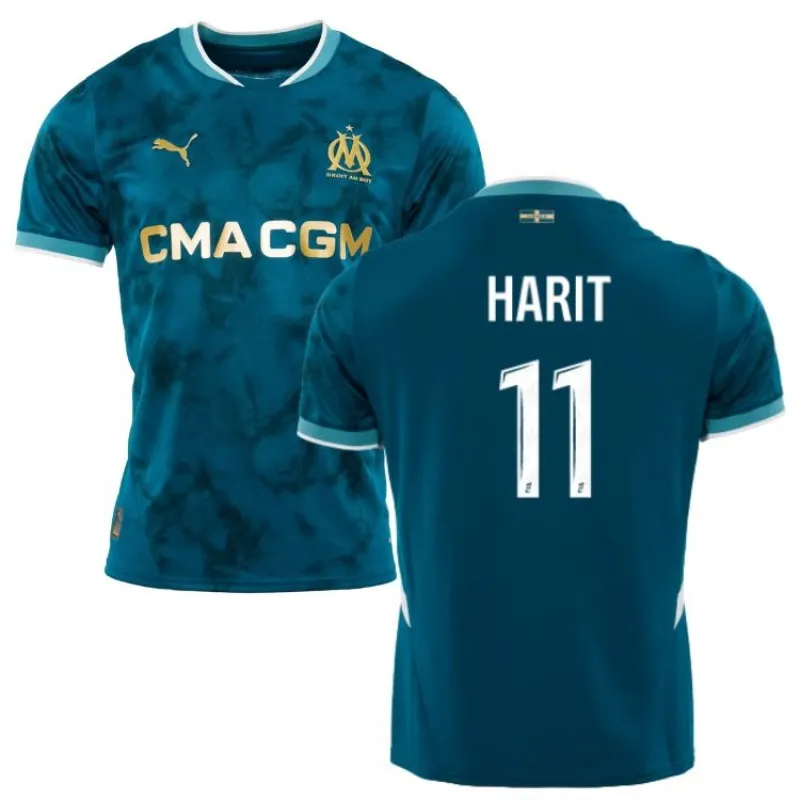 Camiseta de fuera de casa 2024/25 de HARIT Marsella - Azul