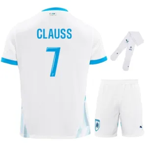 Set de camiseta para niños de casa 2024/25 de Clauss Marsella - Blanco​