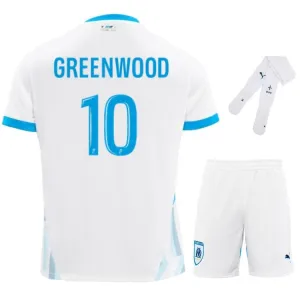 Set de camiseta para niños de casa 2024/25 de GREENWOOD Marsella - Blanco