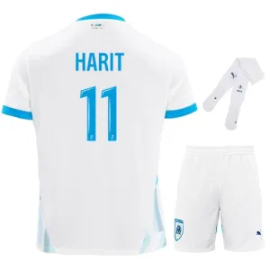 Set de camiseta para niños de casa 2024/25 de HARIT Marsella - Blanco