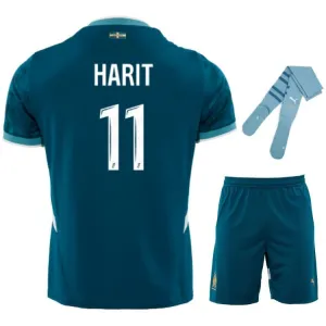 Set de camiseta para niños de fuera de casa 2024/25 de HARIT Marsella - Azul​