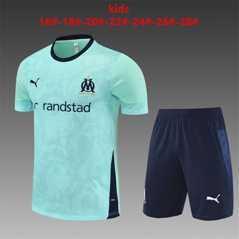 Marseille 2025/26 Kinder Trainingsanzug blau