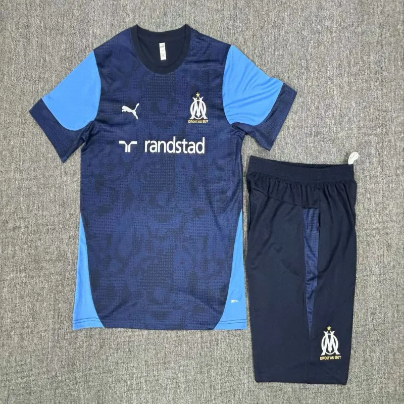 Marseille 2025/26 Kinder Trainingsanzug blau