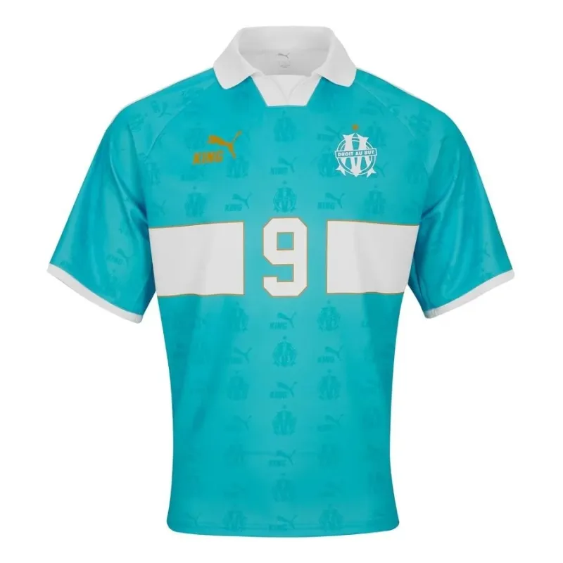 OM King Camiseta Retro Azul