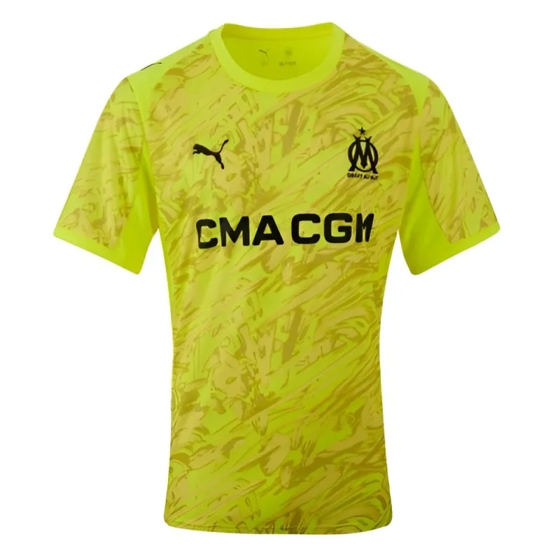 Olympique de Marseille 2025/26 Torwart-Trikot - Gelb