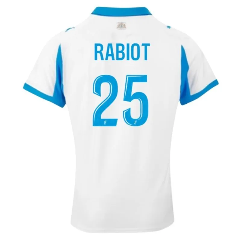 Set de camiseta infantil de RABIOT del Olympique Marseille 2025/26 local - Blanco