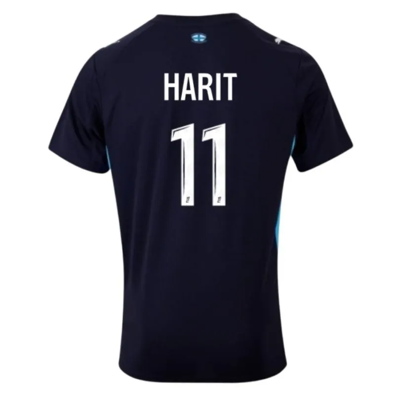 Set de camiseta infantil de HARIT del Olympique Marseille 2025/26 fuera de casa - Azul