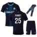 Marseille RABIOT Kids' Jersey Set 2025/26 Away - Blue