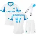 Marseille AUBAMEYANG 2025/26 Home Kids' Jersey Set - White