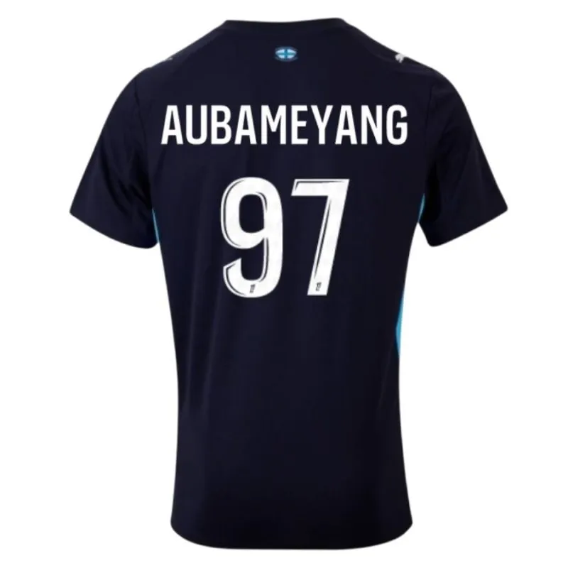 Marsella AUBAMEYANG Conjunto de camiseta de visita para niños 2025/26 - Negra