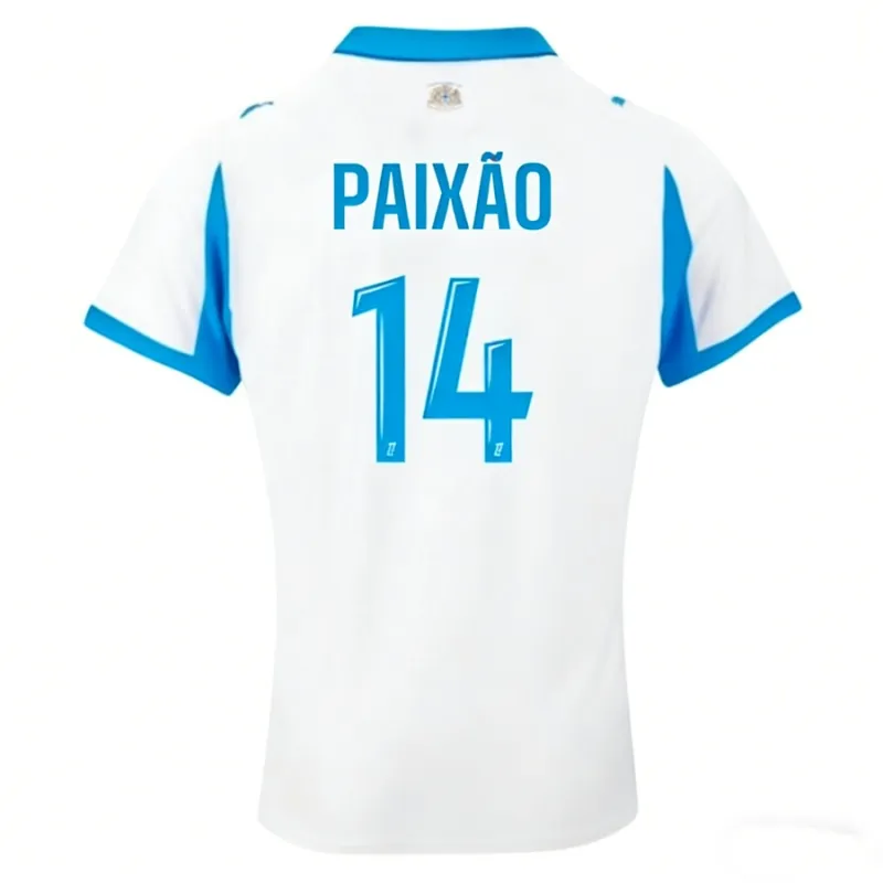 Marseille PAIXAO 2025/26 Home Kids' Jersey Set - White