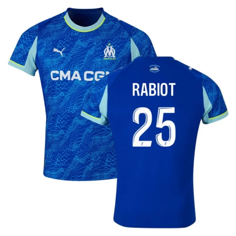 Marseille 2025/26 RABIOT Third Jersey