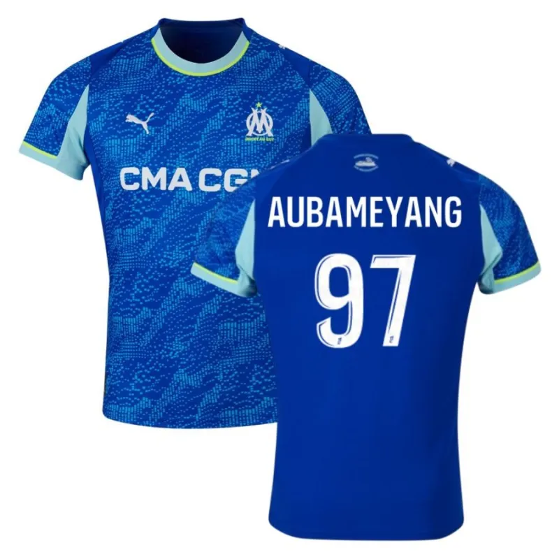 Marseille 2025/26 AUBAMEYANG Third Jersey