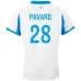 Marseille PAVARD 2025/26 Camiseta Local Infantil - Blanca
